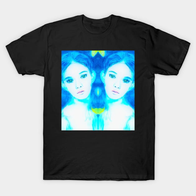 Moth Girl T-Shirt by teenamarie23art